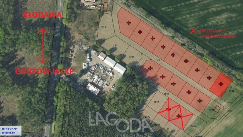Działka Sprzedaż Gorzów Wielkopolski Górczyn